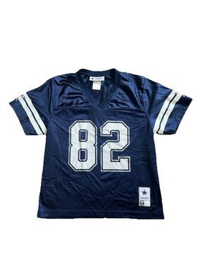 Dallas Cowboys Authentic Glitter Outlined #82 Witten Football Jersey NFL Large
